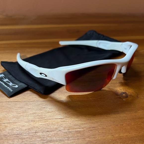 Oakley Flak Jacket White out - Picture 1 of 8